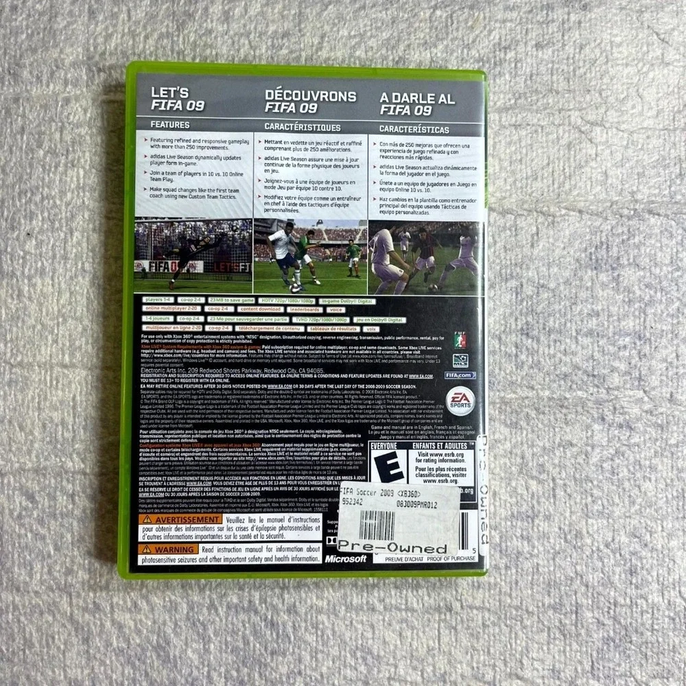 Fifa Soccer 09 for‎ Xbox 360